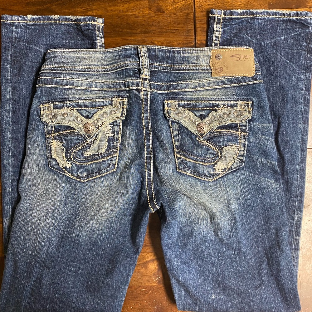 Silver Jeans Co. Tuesday Mid Baby Boot Jeans size W29/L31 - Picture 4 of 5
